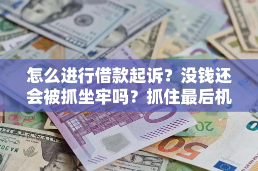 北京怎么进行借款起诉？没钱还会被抓坐牢吗？抓住最后机会！