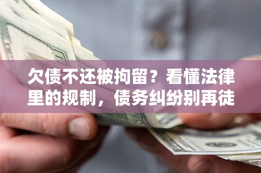 北京欠债不还被拘留？看懂法律里的规制，债务纠纷别再徒劳奔波
