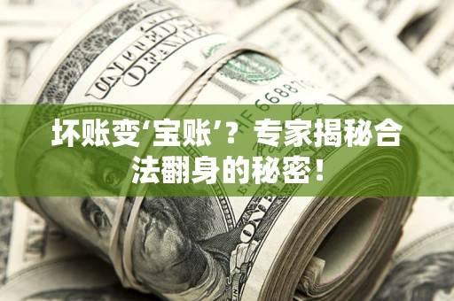 北京坏账变‘宝账’？专家揭秘合法翻身的秘密！