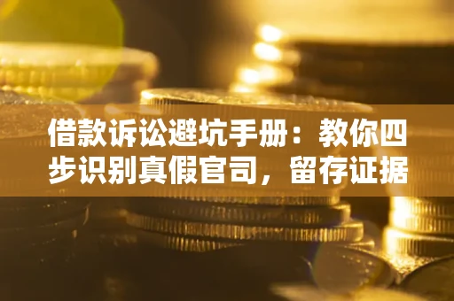 北京借款诉讼避坑手册：教你四步识别真假官司，留存证据不踩雷