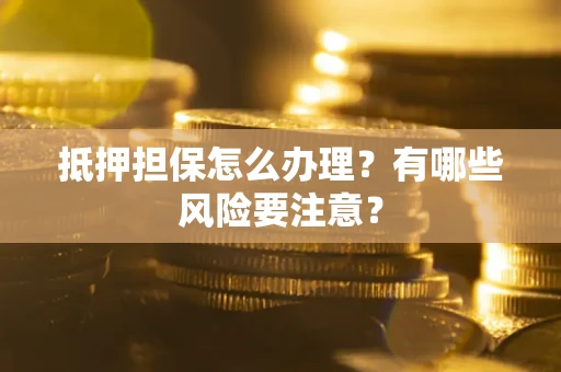 北京抵押担保怎么办理？有哪些风险要注意？